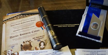 Acordarea titlului de „Doctor Honoris Causa” al Universității de Medicină și Farmacie ”Carol Davila” d-lui Prof. Dr. Mihail Lucian Pascu